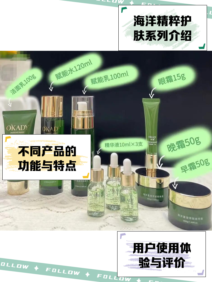 探索海洋与植物的护肤奥秘 海洋赋能植物精粹套装